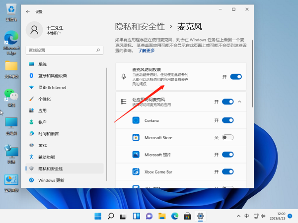Win11麥克風(fēng)沒聲音怎么設(shè)置?Win11麥克風(fēng)權(quán)限開啟教程