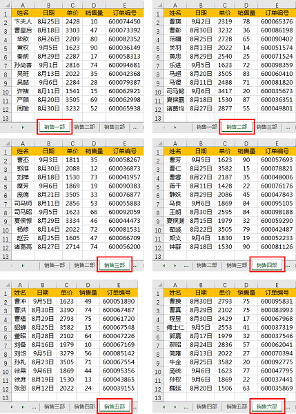 Excel如何將一張工作表拆分成多個(gè)工作表Sheet？Excel拆分工作表方法