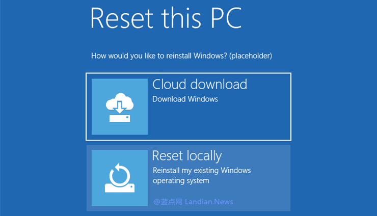 Win10云下載和本地重新安裝哪個好 有什么區別