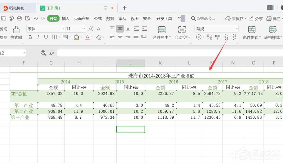 wps表格怎么設(shè)置僅套用表格樣式?