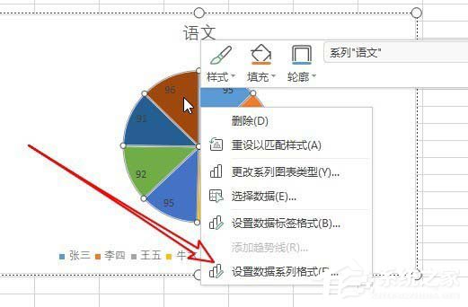 如何使用wps2019制作出彩色二維餅形圖？使用wps2019制作出彩色二維餅形圖的方法