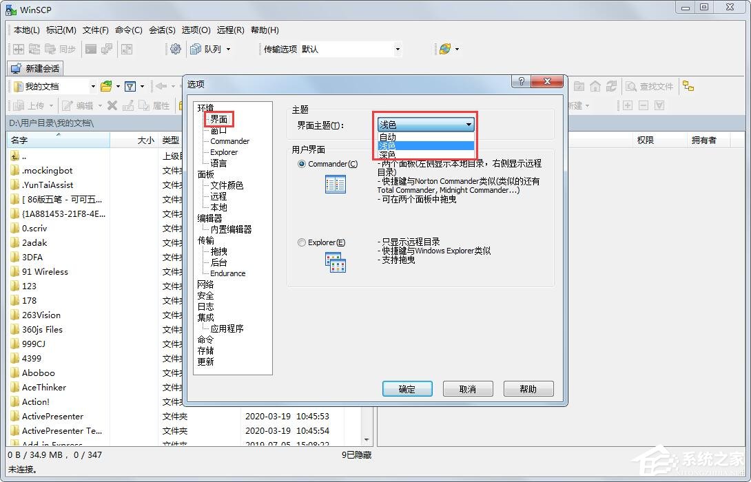 WinSCP怎么更改界面主題？輕松更改WinSCP界面主題的方法