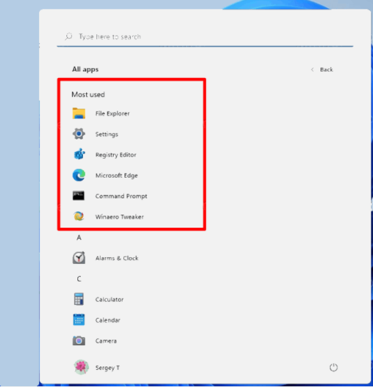如何在Windows11“開(kāi)始”菜單中隱藏或顯示最常用的應(yīng)用程序？