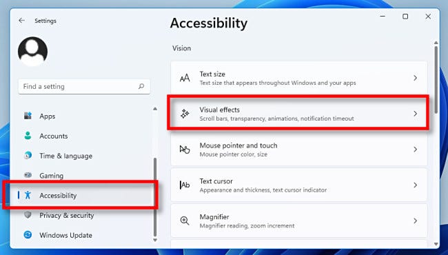如何在Windows11中關(guān)閉透明度？
