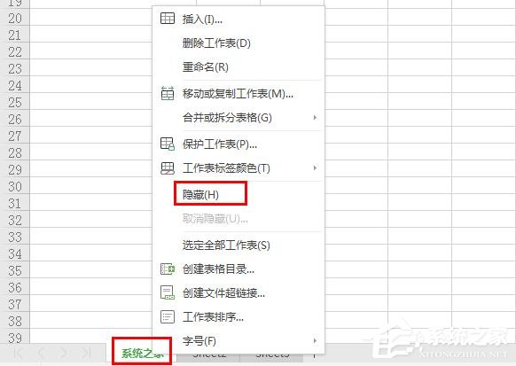 wps表格標簽怎么隱藏？wps表格標簽隱藏的兩種方法
