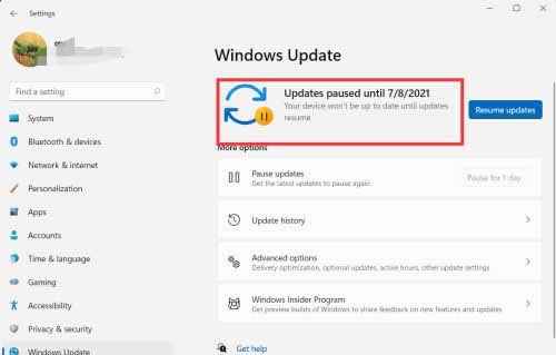 Win11怎么設置暫停更新？Win11暫停更新設置方法