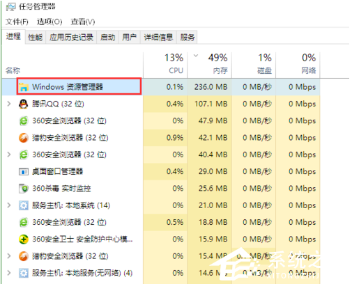 Win10資源管理器占用內存高如何解決？Win10資源管理器占用內存高教程