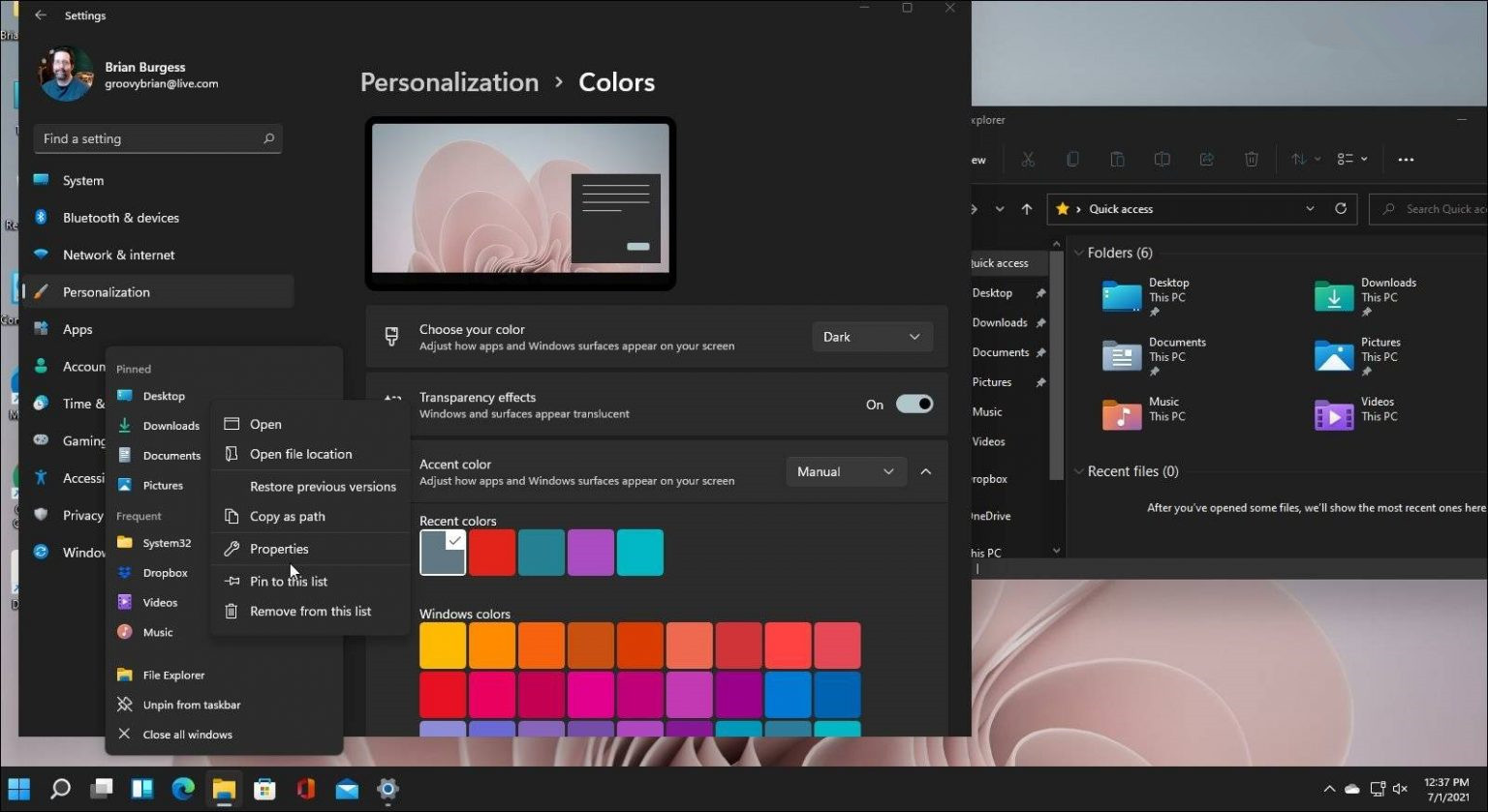 Win11系統黑暗模式怎么設置?