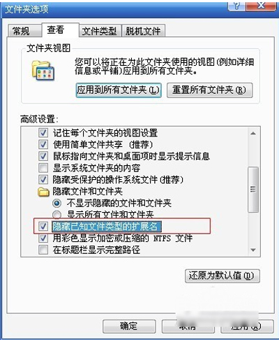 Win10后綴名隱藏了怎么打開？