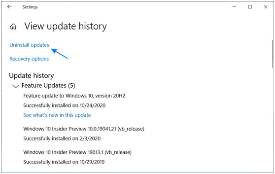 如何卸載Win10 20H2版本，并降級到以前的版本？