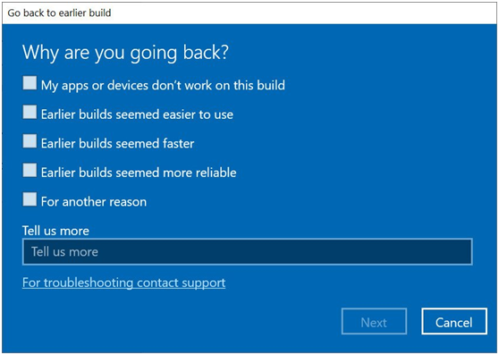 如何卸載Win10 20H2版本，并降級到以前的版本？