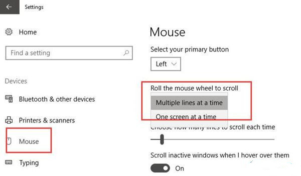 Win10專業版的鼠標滑輪速度怎么設置？Win10專業版鼠標輪滑設置教程