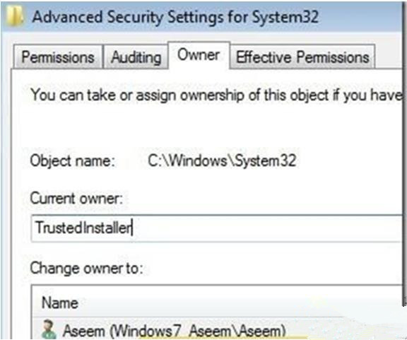 Windows7旗艦版系統怎樣刪除“信任安裝”的文件？