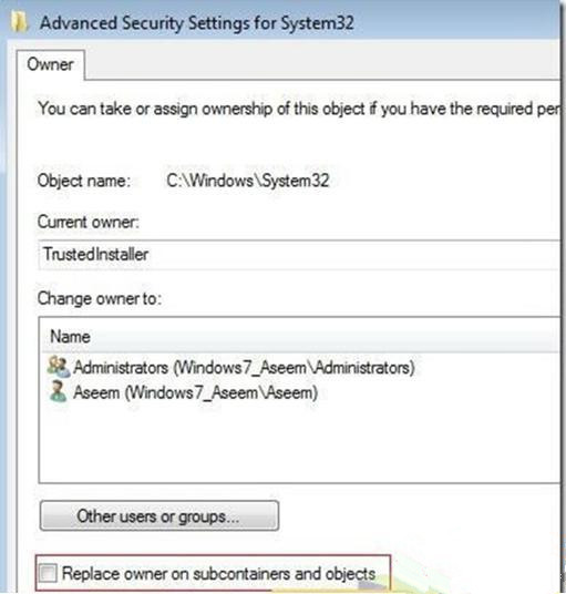 Windows7旗艦版系統怎樣刪除“信任安裝”的文件？