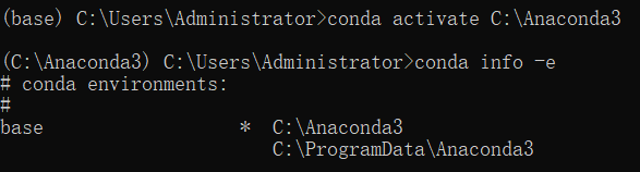 Win10系統(tǒng)CMD使用conda info-e命令發(fā)現(xiàn)環(huán)境未命名激活不了怎么辦？