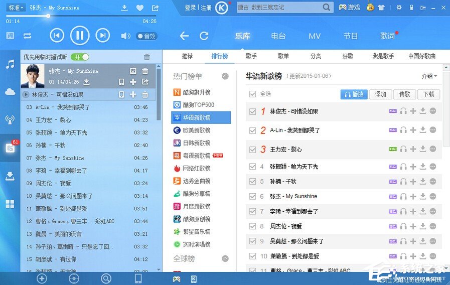 酷狗音樂怎么開啟臨時(shí)播？酷狗音樂臨時(shí)播開啟方法