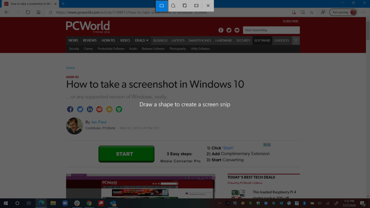Win10系統怎么拍攝屏幕截圖?