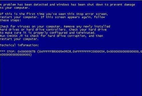U盤裝Win7系統時出現藍屏問題怎么解決？