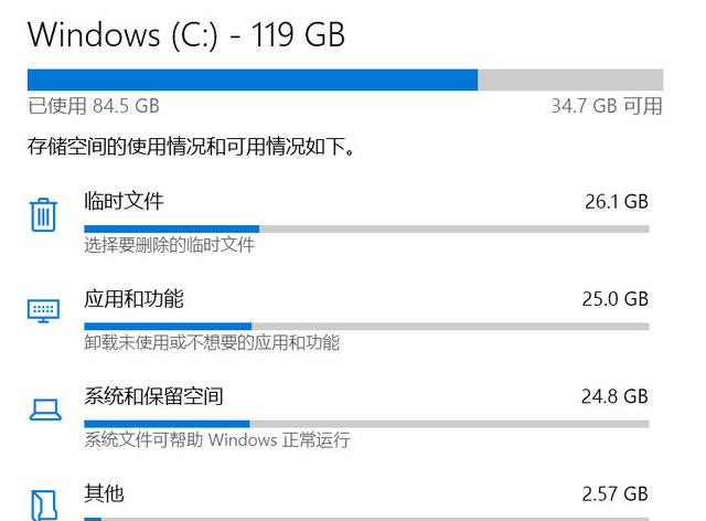 如何解決Win10 20H2占用C盤空間過(guò)大的問(wèn)題?