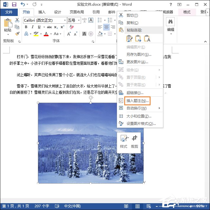 Word怎么給圖片加注釋？怎么在Word圖片下面插入注釋