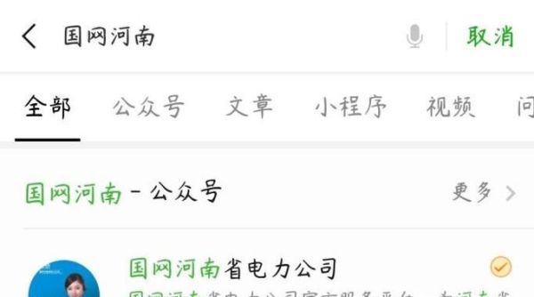 在網(wǎng)上手機(jī)微信上怎么查詢每月電費(fèi)用電量河南省