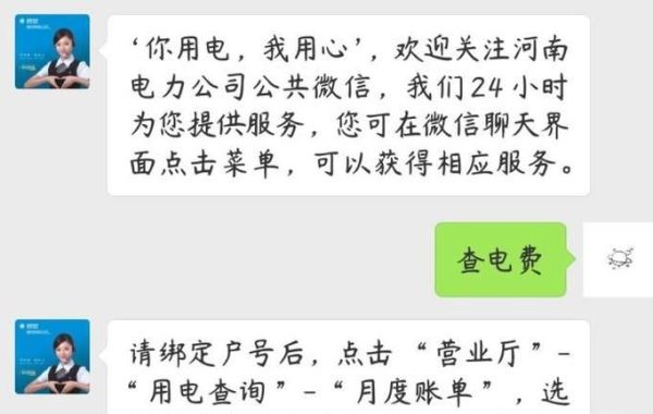 在網(wǎng)上手機(jī)微信上怎么查詢每月電費(fèi)用電量河南省