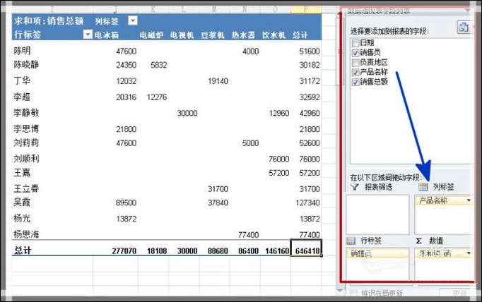 Excel如何制作動態數據透視表？