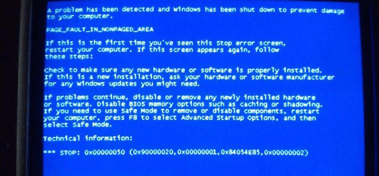 Windows7旗艦版系統(tǒng)開(kāi)機(jī)出現(xiàn)藍(lán)屏代碼0x00000050怎么處理?