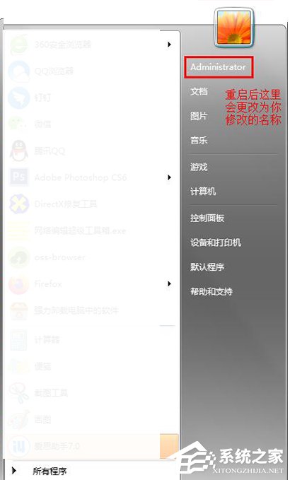 win7怎么更換系統(tǒng)管理員名稱？win7修改管理員名稱的方法