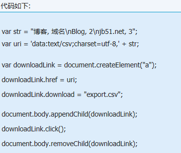 JS兼容瀏覽器怎么導出Excel（CSV）文件？具體導出技巧分享