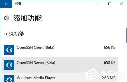 Win10內(nèi)置的OpenSSH怎么安裝？