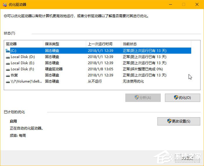 Windows10如何判斷系統使用的是否為SSD磁盤？