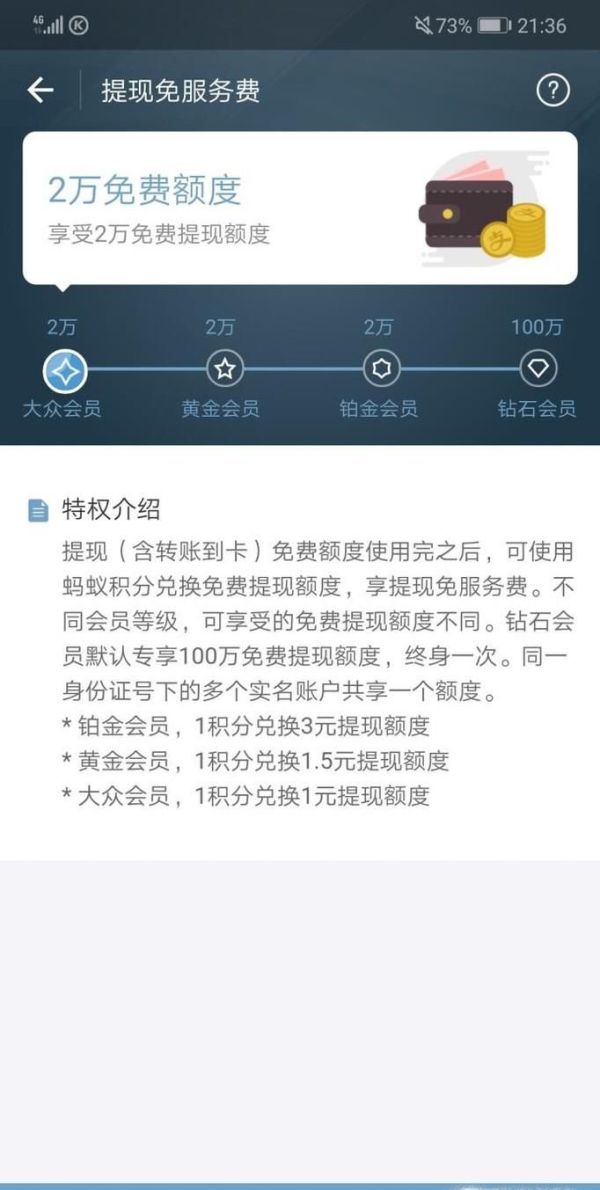 支付寶會(huì)員特權(quán)有哪些