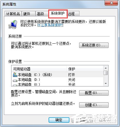 Win7系統(tǒng)如何設(shè)置系統(tǒng)還原點？Win7系統(tǒng)設(shè)置系統(tǒng)還原點步驟詳解