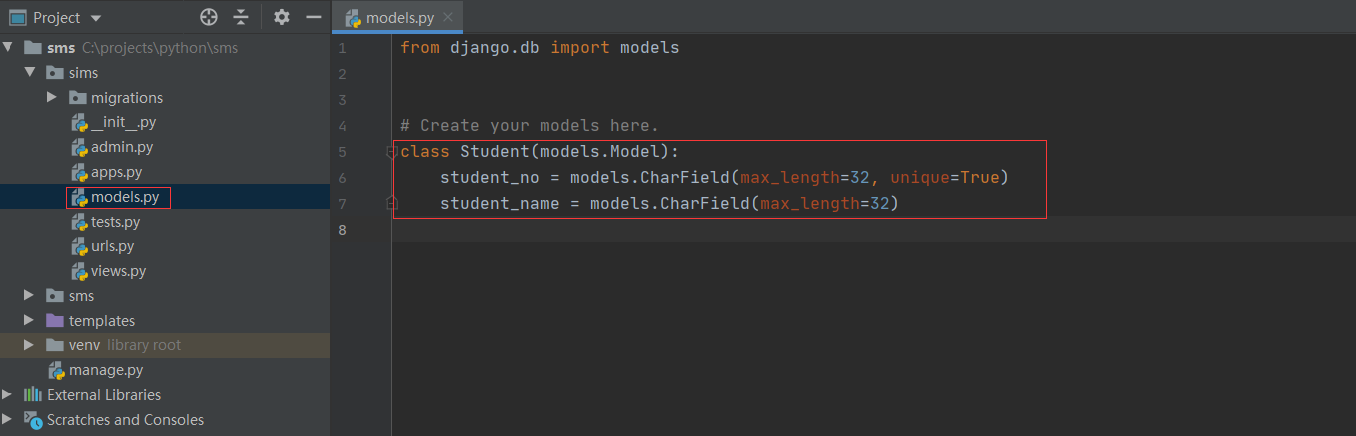 Python+Django+MySQL實(shí)現(xiàn)基于Web版的增刪改查的示例代碼