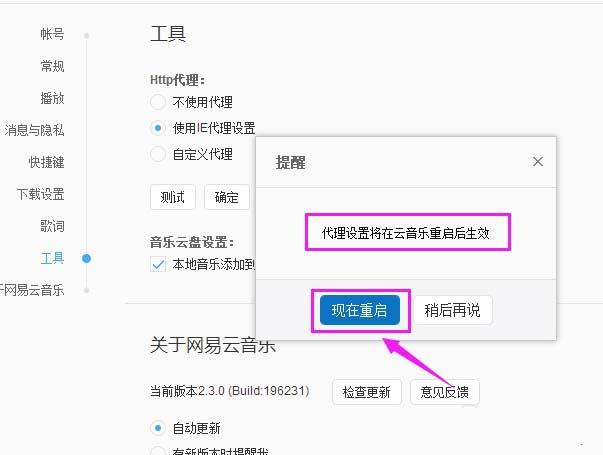 網(wǎng)易云音樂http代理怎么替換為IE代理?替換為IE代詳細步驟解析