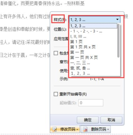 wps2007如何插入頁碼？wps2007插入頁碼圖文介紹