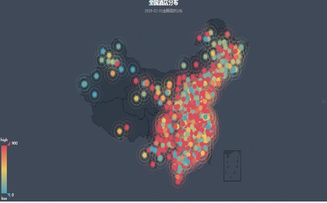 python實現Pyecharts實現動態地圖（Map、Geo）