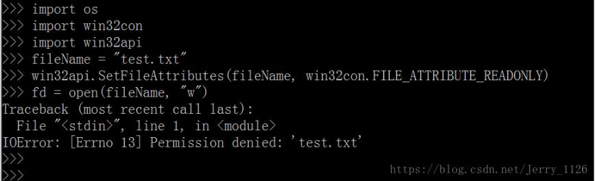 Python實(shí)現(xiàn)在Windows平臺(tái)修改文件屬性