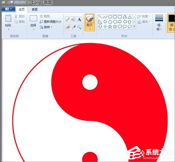Windows系統(tǒng)自帶的畫圖工具如何填充顏色？