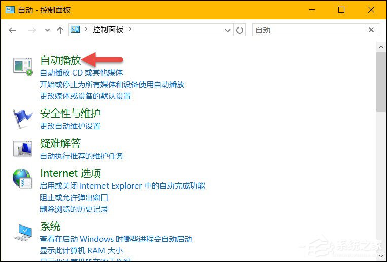 Win10系統(tǒng)中除了關閉自動播放以外還能設置哪些默認行為？
