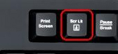 Win7電腦鍵盤上的scroll lock鍵有什么用？