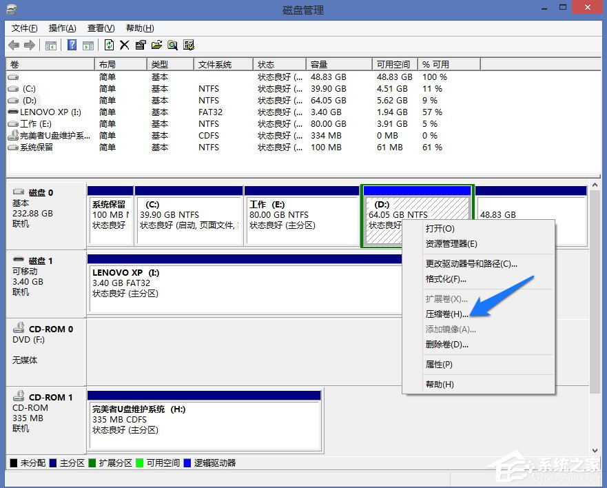 Win8系統(tǒng)怎么進(jìn)行磁盤管理?
