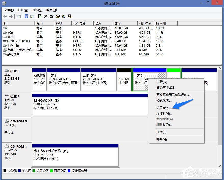 Win8系統(tǒng)怎么進(jìn)行磁盤管理?