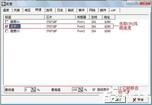 Win7用SpeedFan來(lái)控制CPU風(fēng)扇轉(zhuǎn)速調(diào)節(jié)的方法