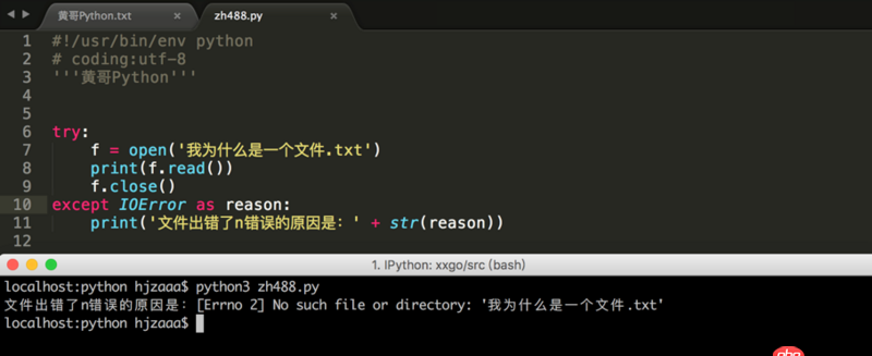 python - [Errno 2] No such file or directory: ’我為什么是一個(gè)文件，為什么返回值是這樣的呢？