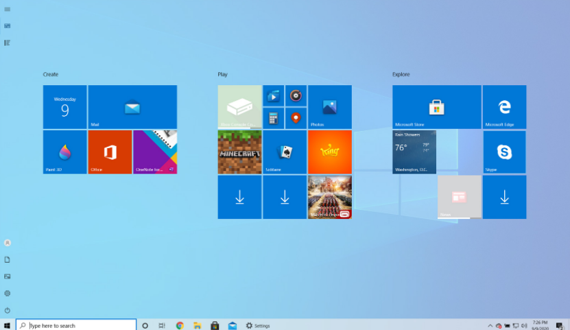 Win10開始菜單怎么設置全屏顯示？