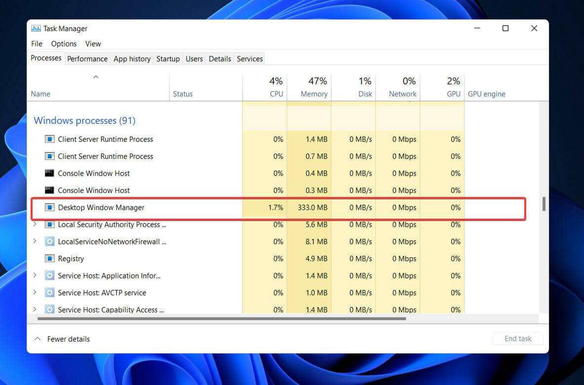 Dwm.exe是什么進程？Win11如何修復Dwm.exe進程？