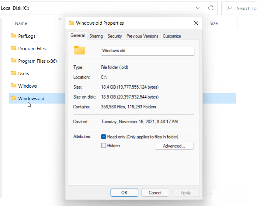 Win11可以刪除Windows.old文件嗎？刪除Windows.old文件的具體方法
