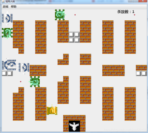 Java Swing實現(xiàn)坦克大戰(zhàn)游戲